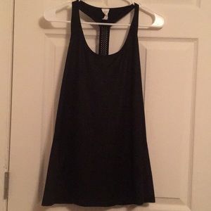 Black Danskin athletic tank-top